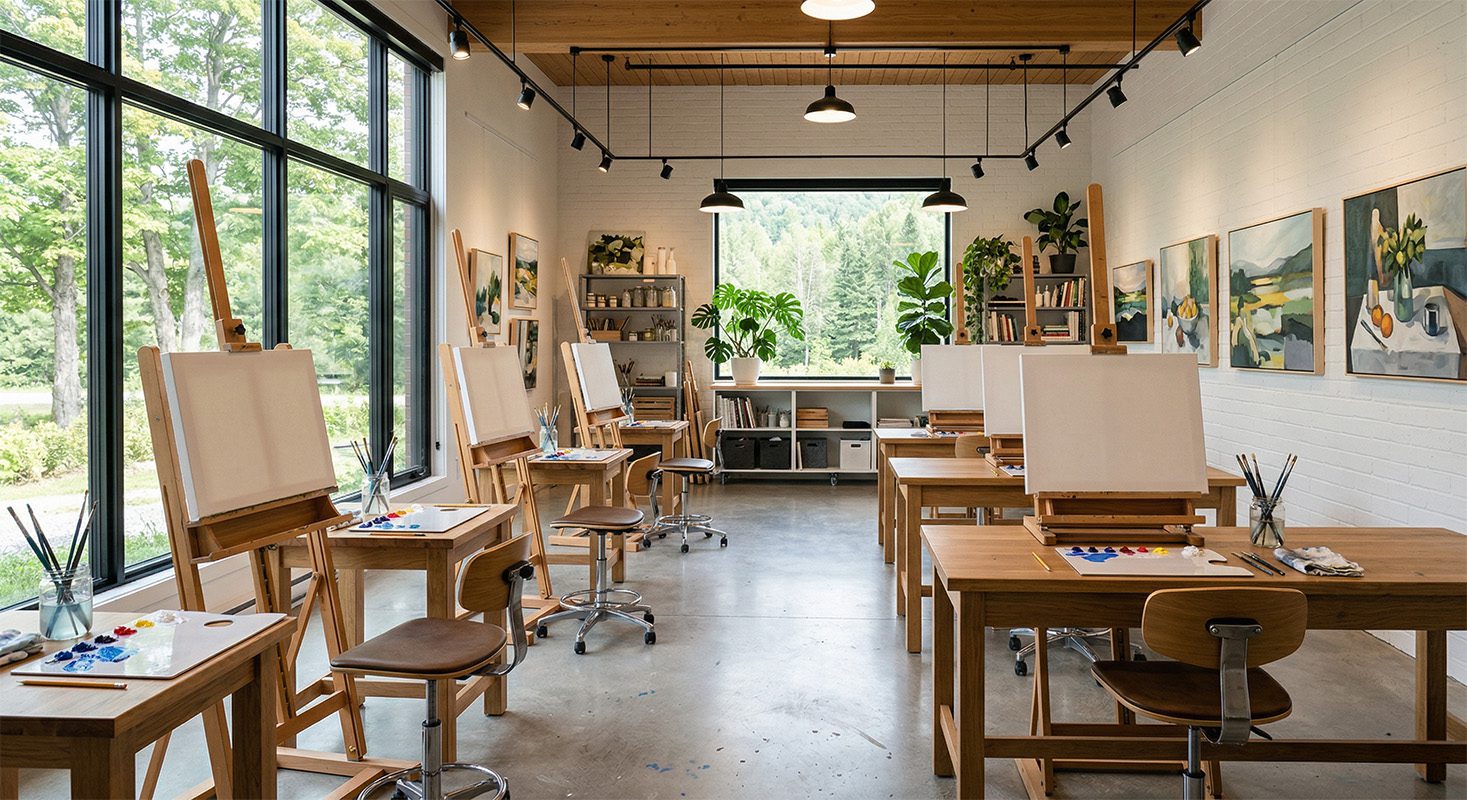 Painting studio